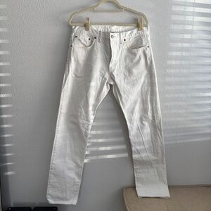 RRL SLIM FIT JEANS WHITESTONE 34 x 32